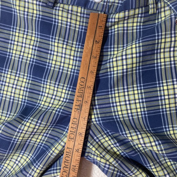 Forever 21 Women's Blue Yellow Plaid Cargo Pants Wide‎ Leg Size Medium - Picture 5 of 16